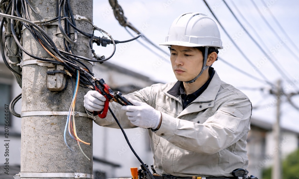 送電線工事